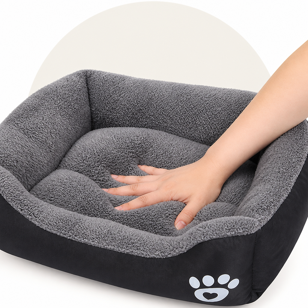 Petmarlow Warm Plush & Washable Dog Bed – view 13