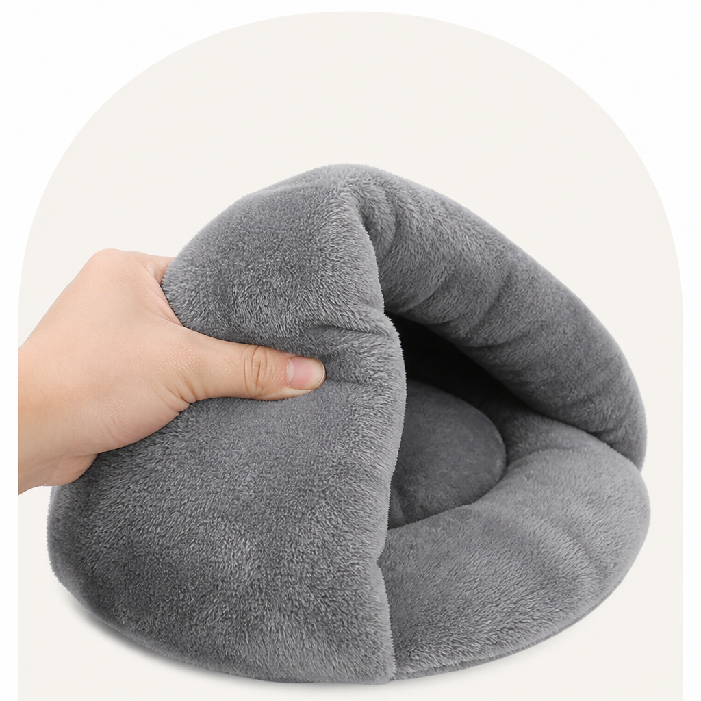 Petmarlow Cozy Triangular Nook & Soft Polyester Pet Bed – view 9
