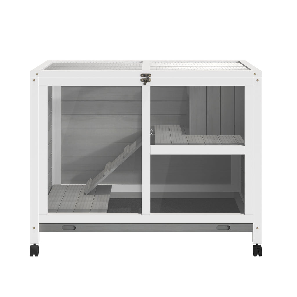 Desk-Sized Rabbit Hutch with Wheels for Easy Movement – view 8