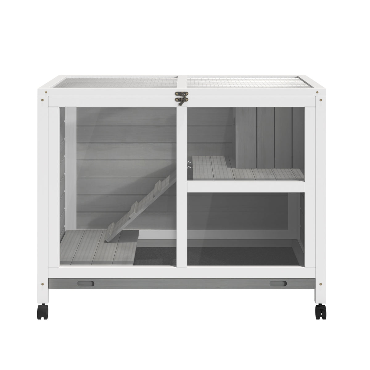 Desk-Sized Rabbit Hutch with Wheels for Easy Movement – view 8