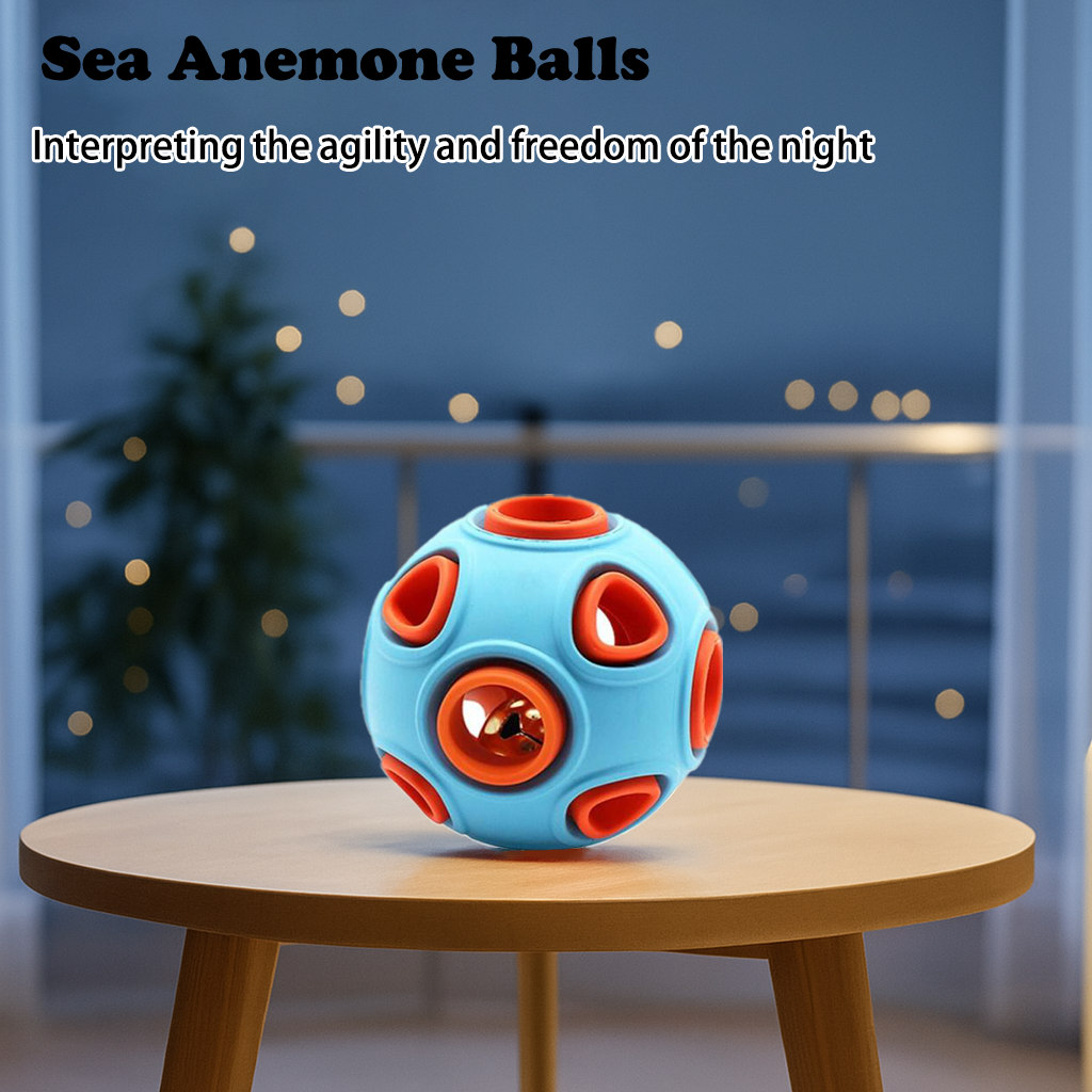 Rubber Bell Ball Dog Toys, 2-Pack – view 2