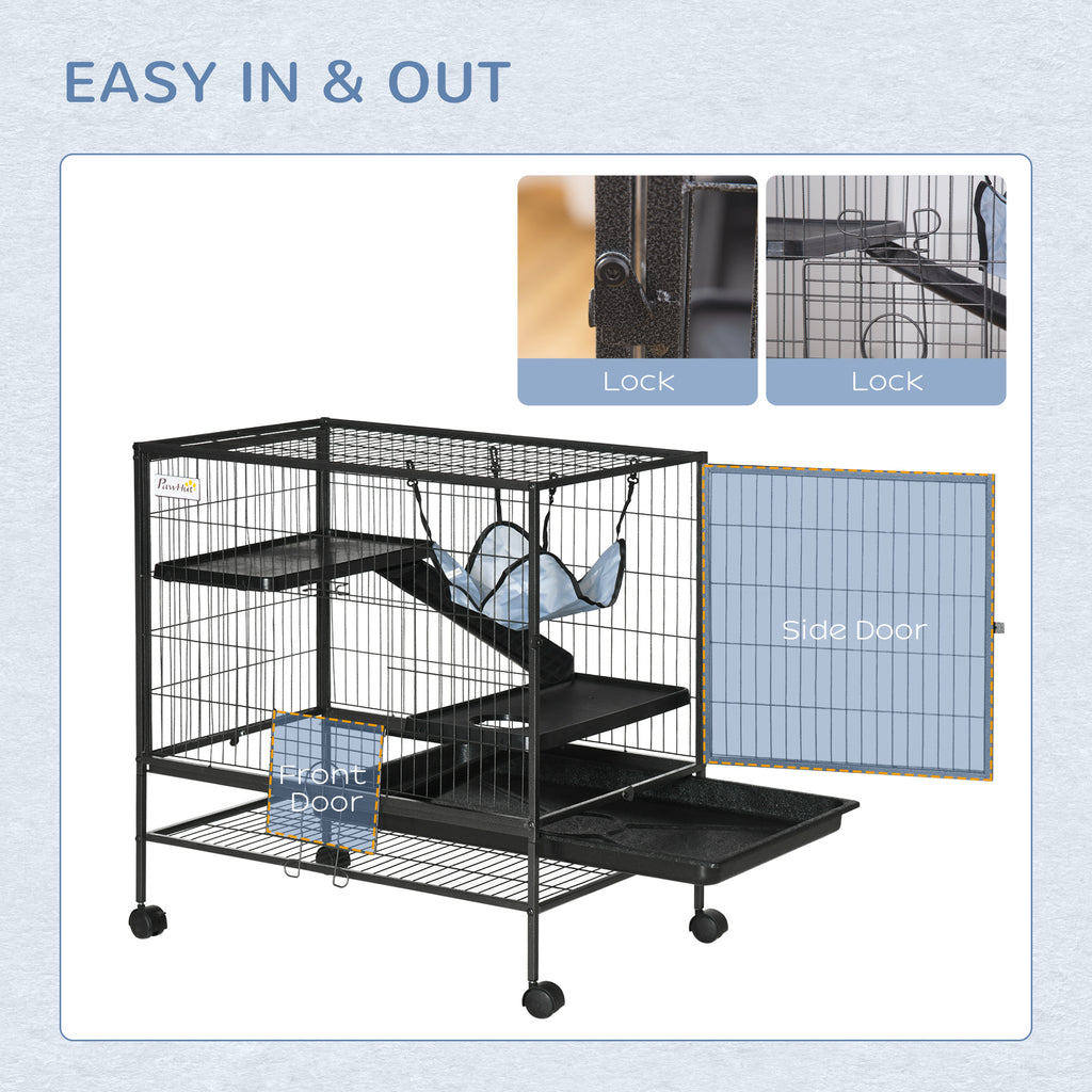 Small Animal Cage with Wheels for Easy Mobility – view 9