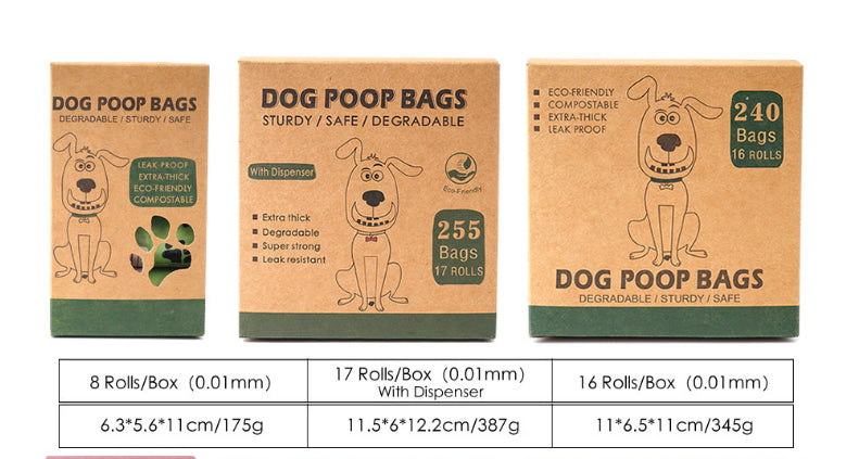 Biodegradable Pet Garbage Bags for Easy Cleanup
