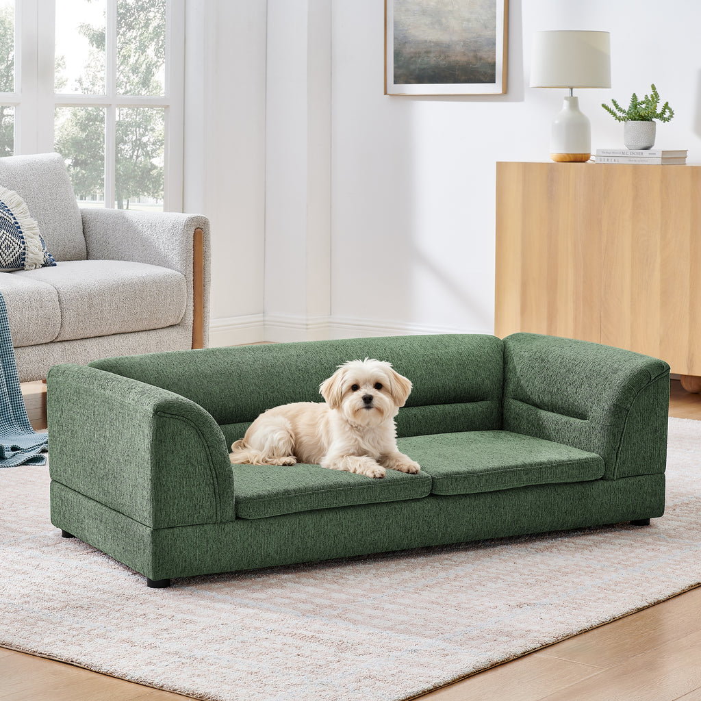 Oversized Pet Sofa with Curved Armrest for Large Dogs – view 12