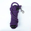 5M/10M/15M Long Rope Training Dog Leash Heavy Duty Nylon Recall Pet Tracking Line – Purple / 0.8cmx5m