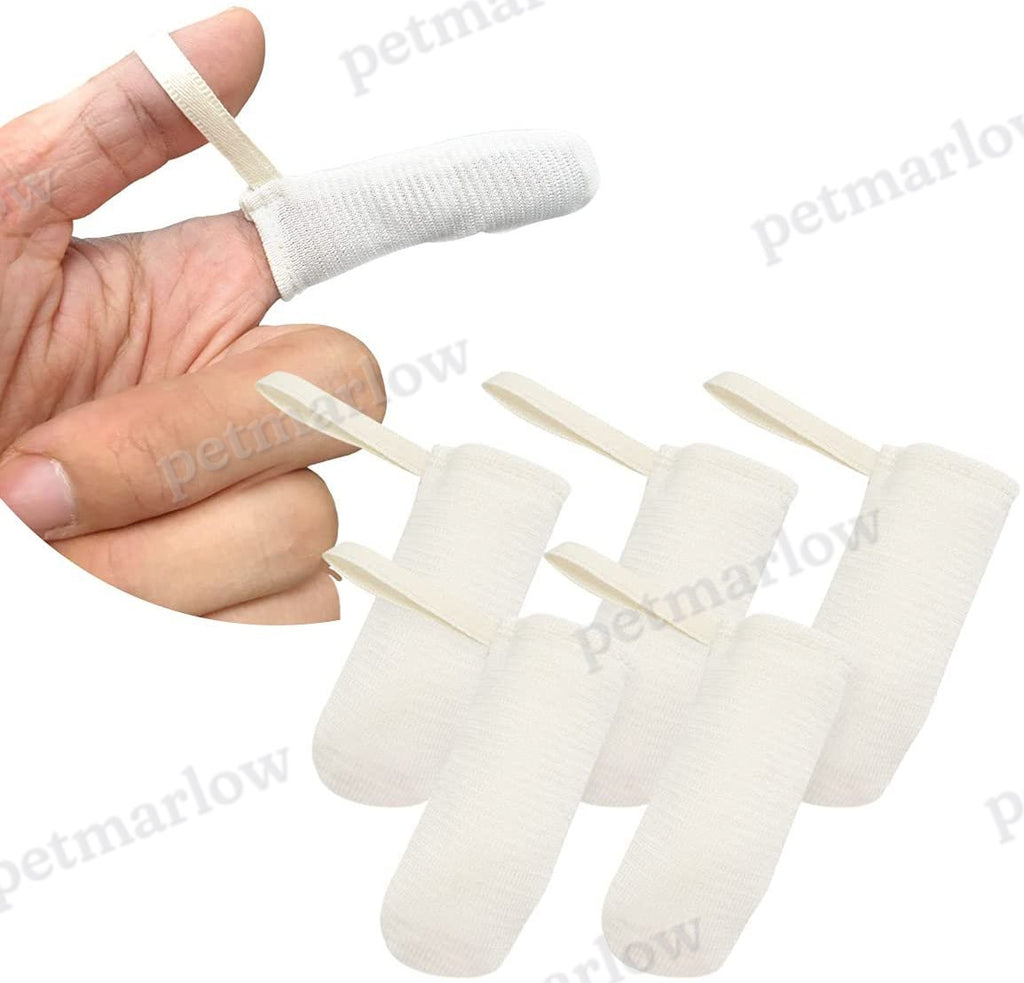 5pcs Organic Cotton Dental Finger Brush for Pets – view 2