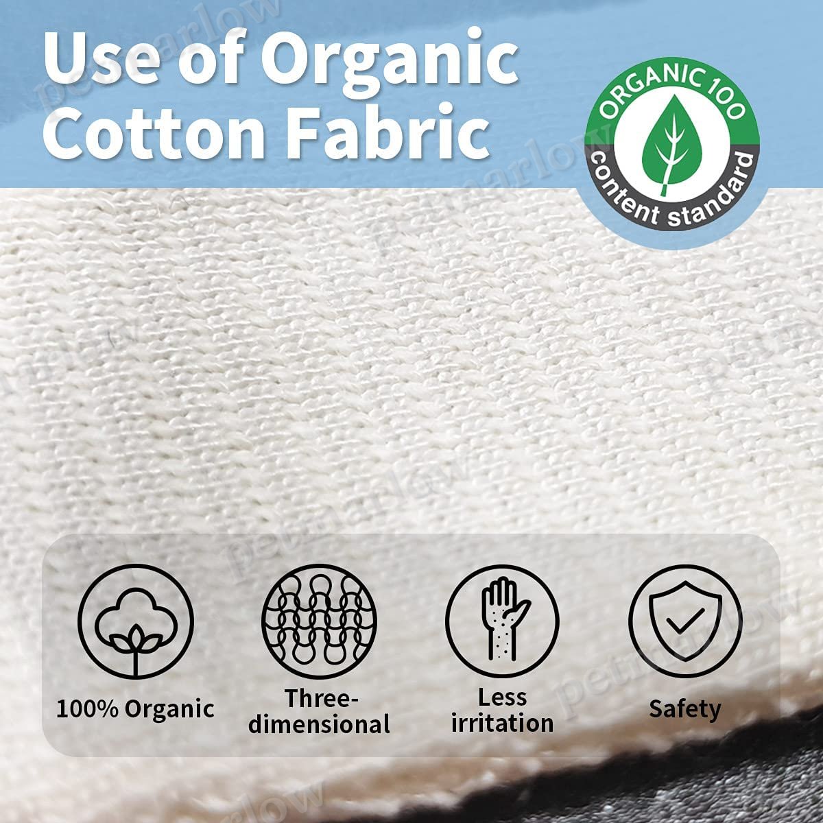 5pcs Organic Cotton Dental Finger Brush for Pets – view 4