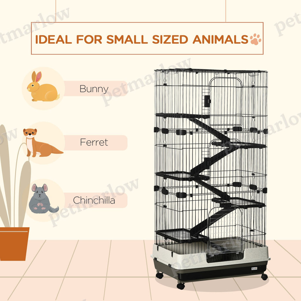 6-Level Small Animal Cage for Rabbits and Ferrets – view 4