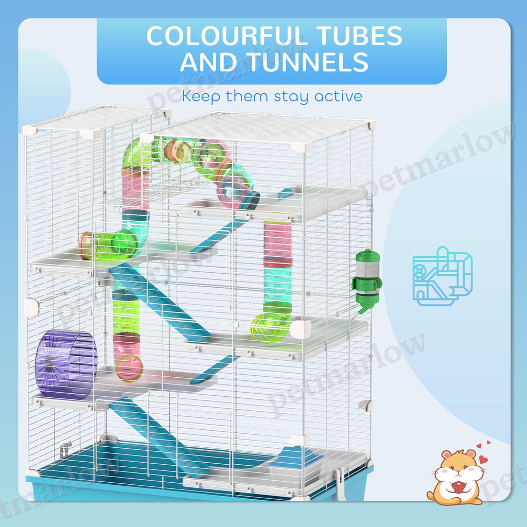 6-Tier Hamster Cage with Tubes and Accessories – view 5