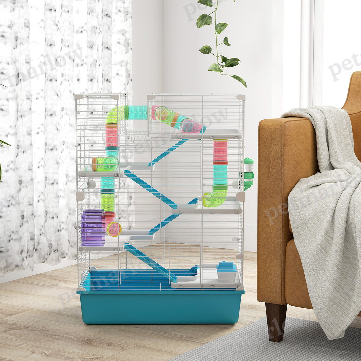 6-Tier Hamster Cage with Tubes and Accessories – view 6