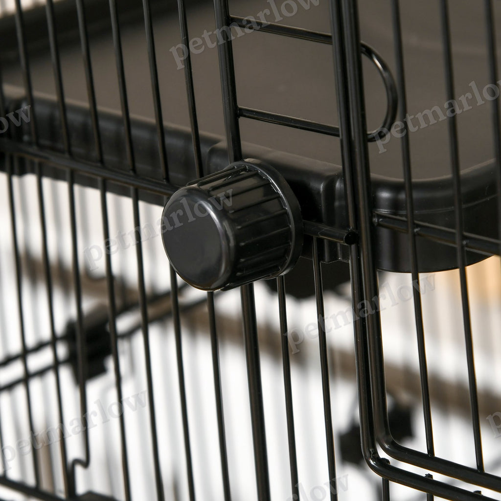 6-Tier Rolling Rabbit Cage with Large Living Space – view 3