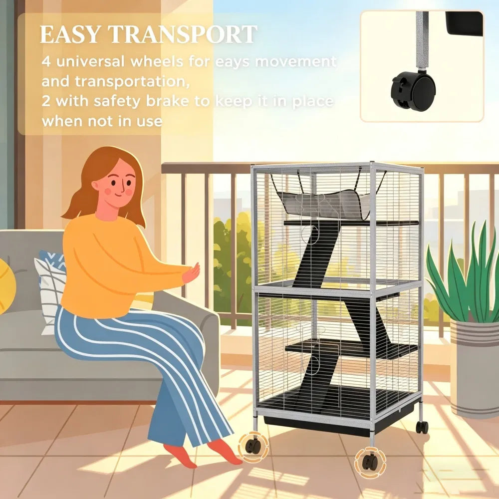 Multi-Tier Pet Habitat for Small Animals – view 8