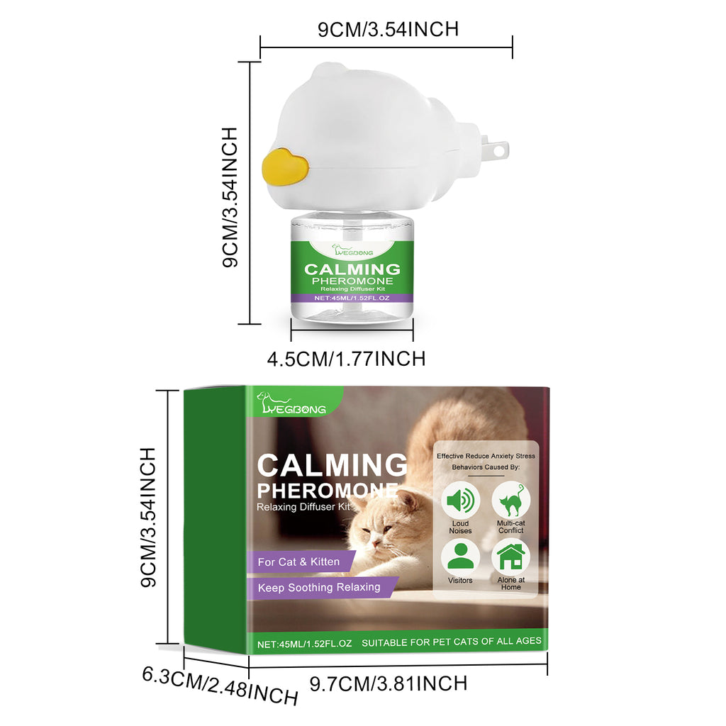Cat Calming Pheromone Diffuser Kit for Stress Relief – view 7