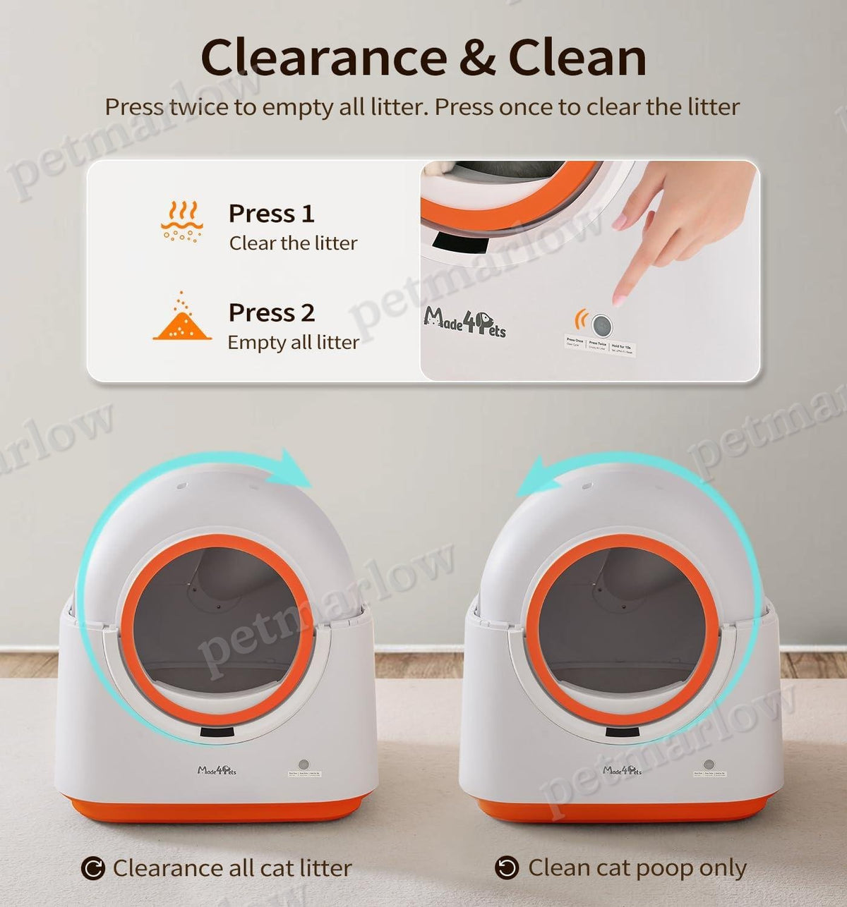 60L Automatic Cat Litter Box – view 4