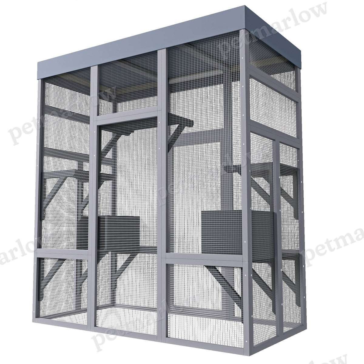 Large Wooden Catio with Waterproof Roof – view 4