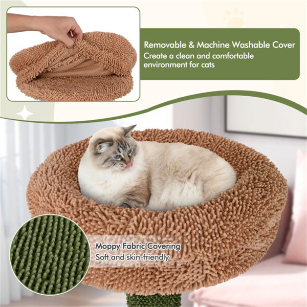 Multilevel Cat Tree with Perch and Napping Bed – view 9