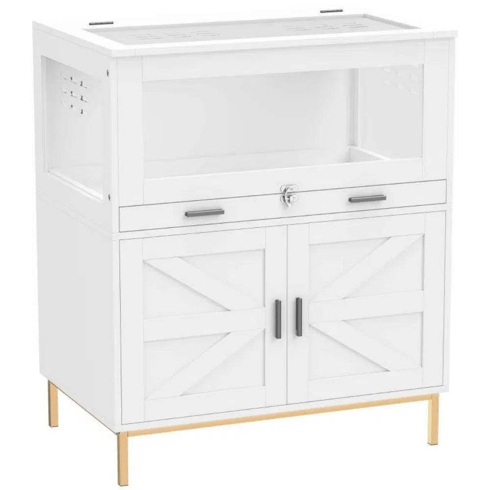 Hamster Cage with Storage Cabinet for Small Animals – view 7