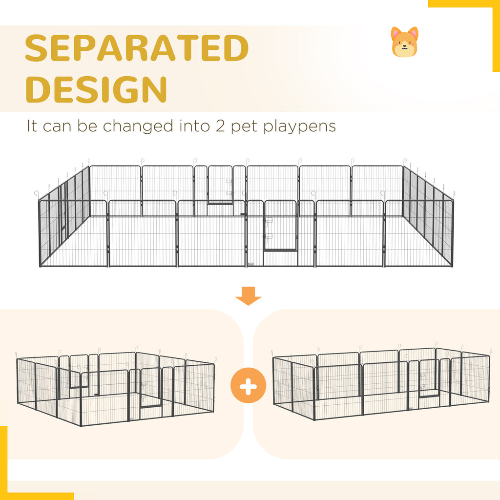 24 Panel Dog Playpen for Small and Medium Dogs – view 8