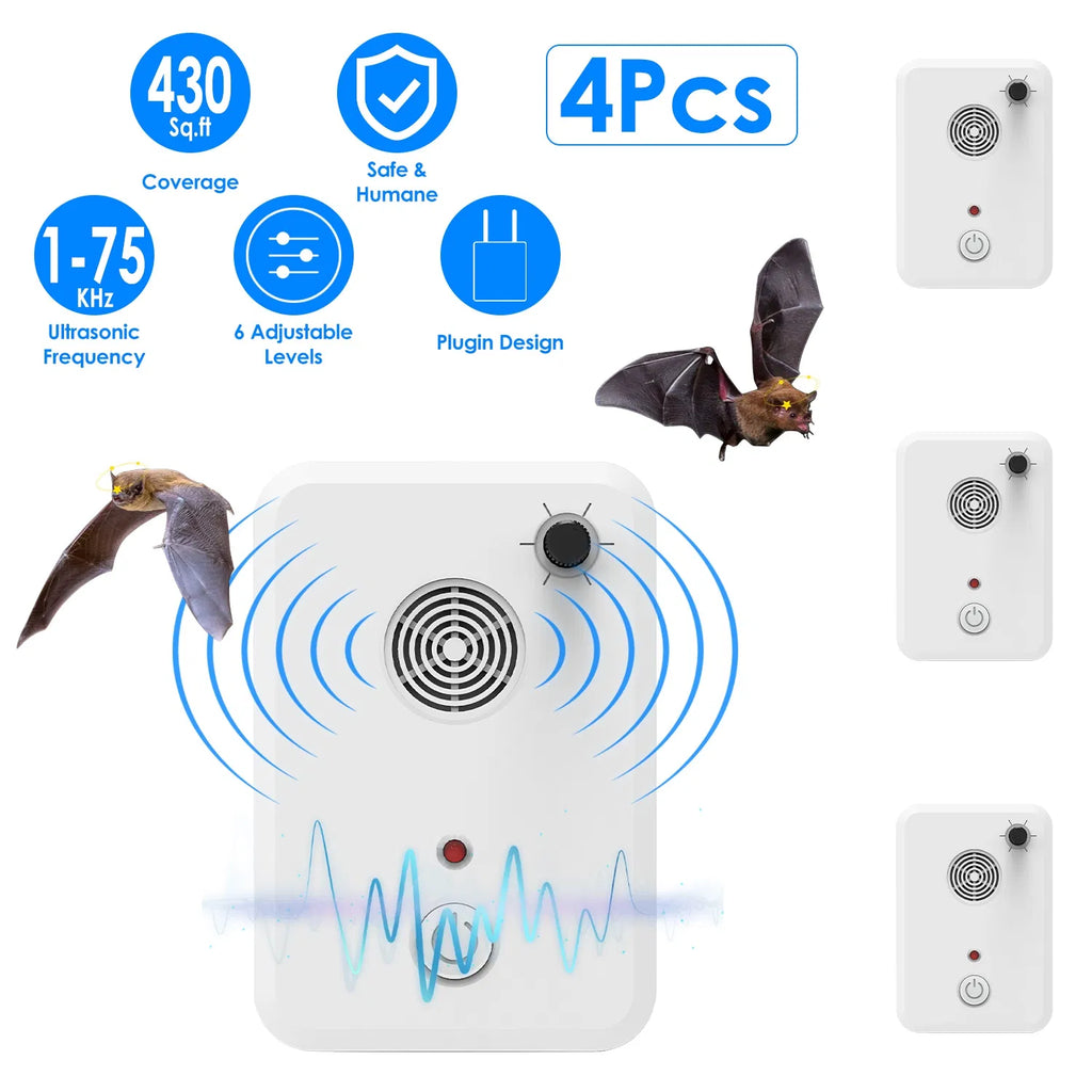 Ultrasonic Pest Repeller for Bats, Birds, and Mice – view 11