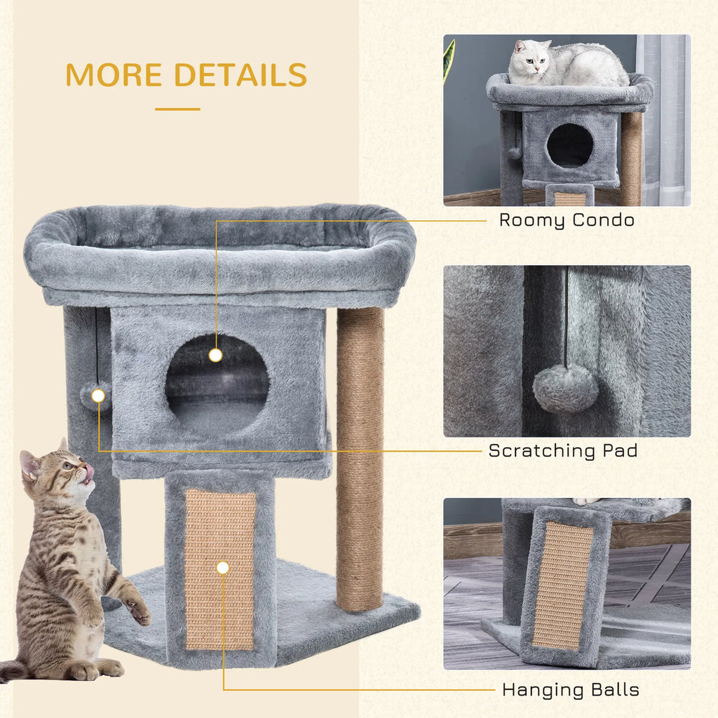 Small Cat Tower with Scratching Post – view 7