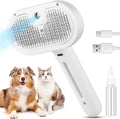 3-in-1 Steam Grooming Brush for Cats and Dogs