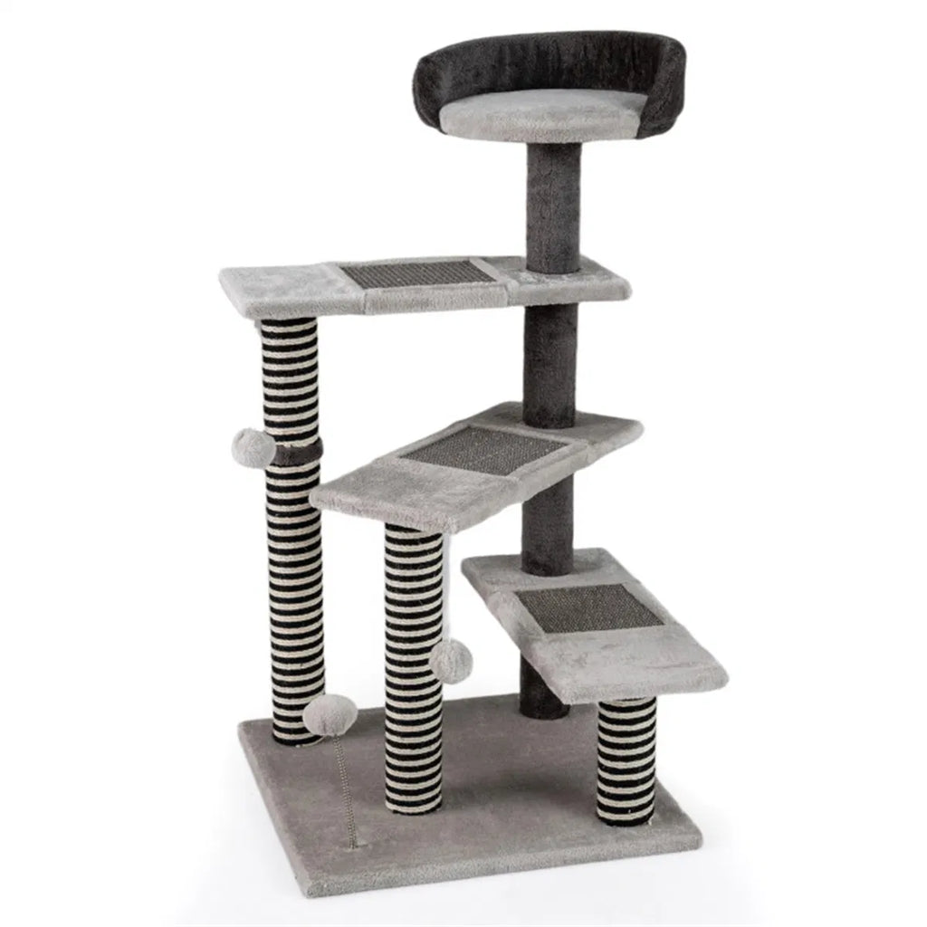 37" Tall Cat Stairs with Scratching Mats – view 9