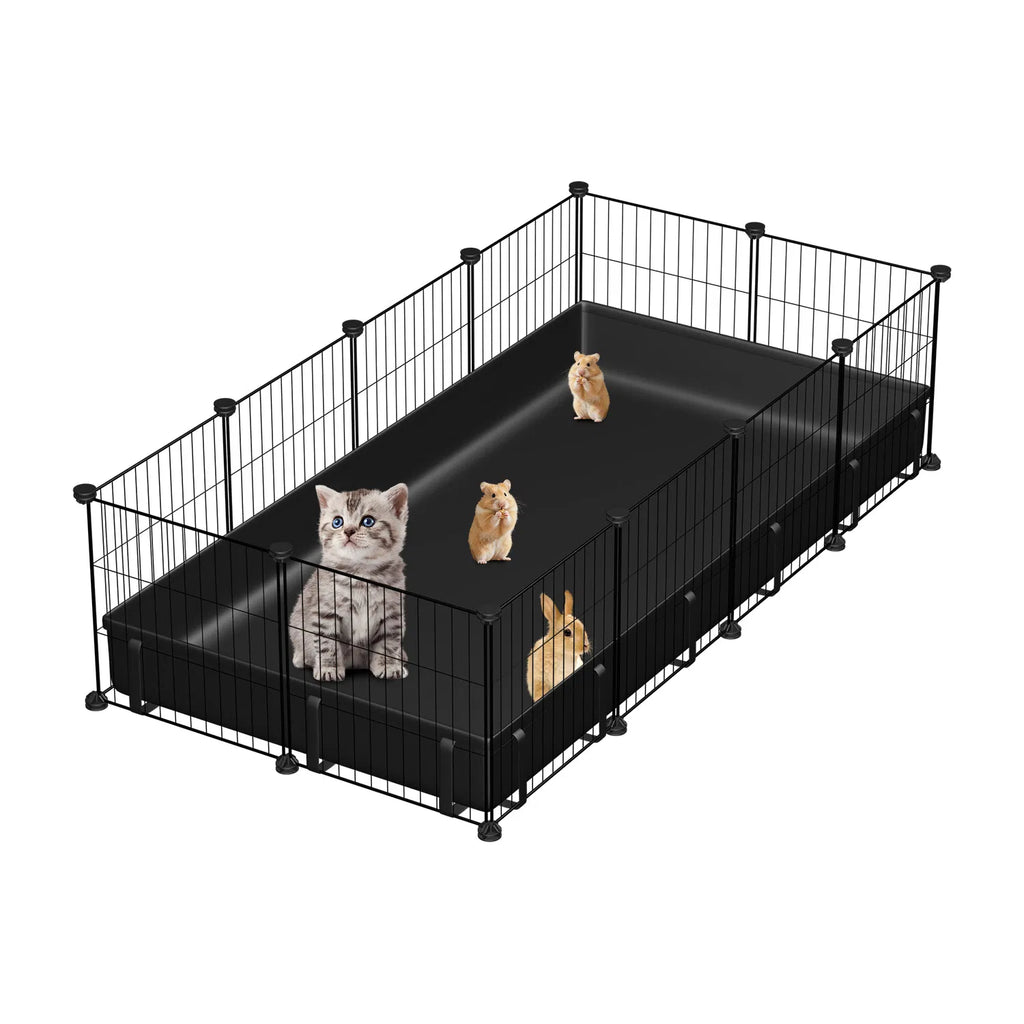 Guinea Pig Cage Playpen with Waterproof Floor Mat – view 11