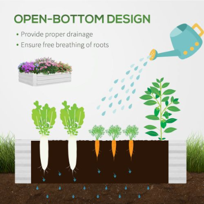 Galvanized Raised Garden Bed With Mini Greenhouse Cover – view 7