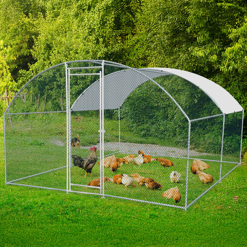 Large Metal Chicken Coop for Poultry and Small Animals – view 10