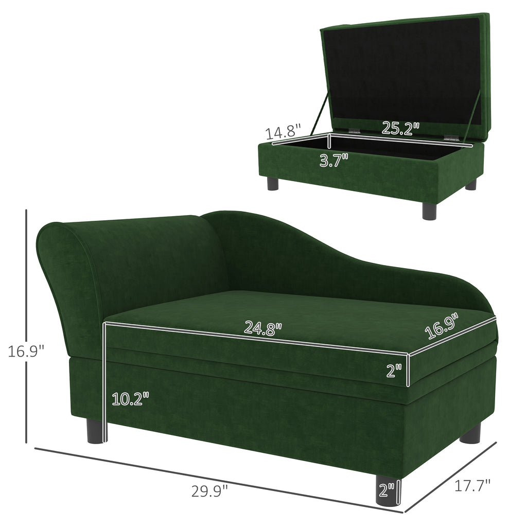 Pet Sofa Bed Couch with Storage for Cats and Small Dogs – view 7