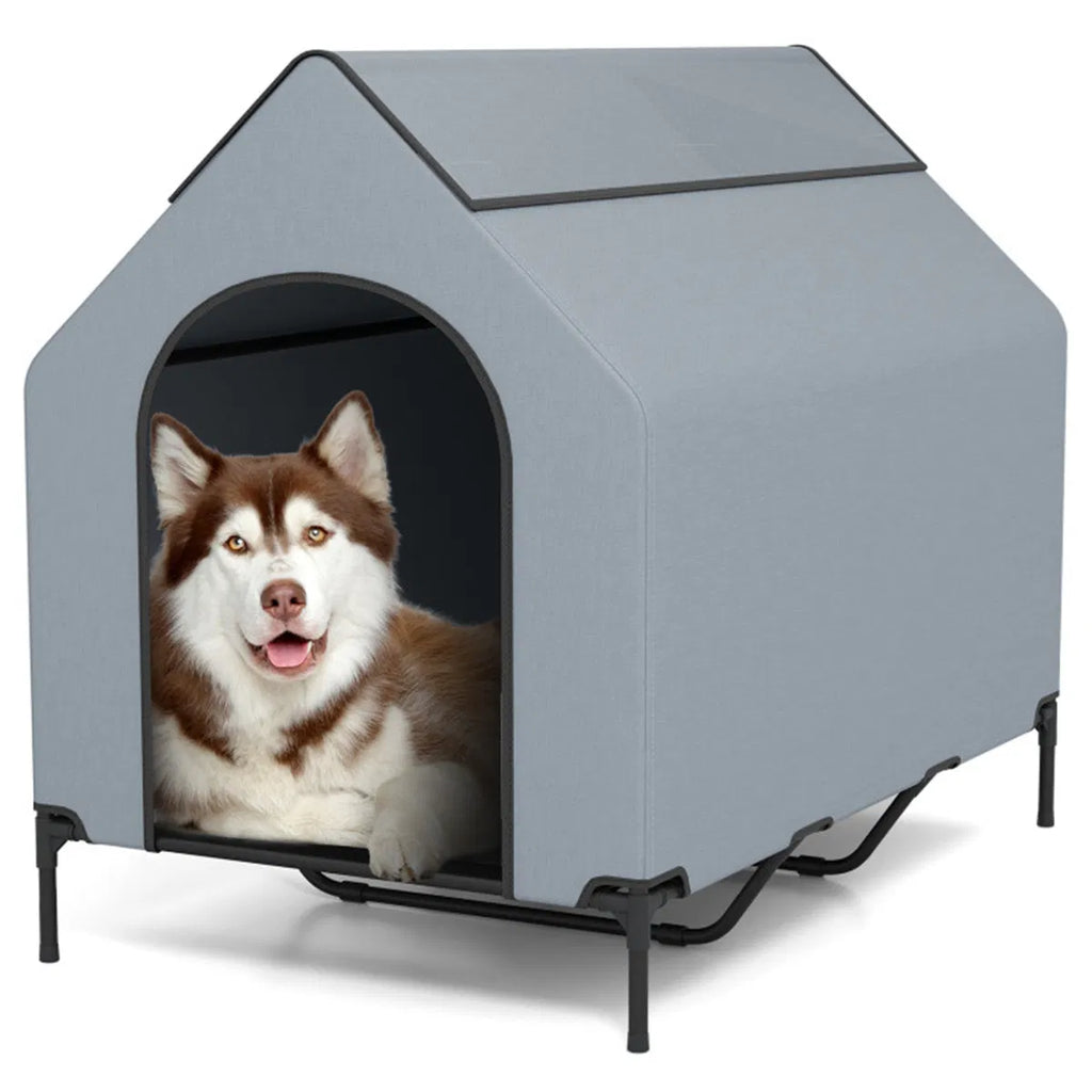 Elevated Pet House with Windows for Comfort and Protection – view 9