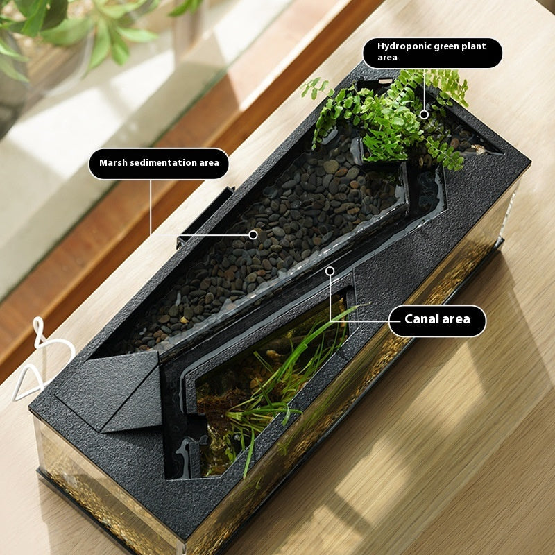 Small Acrylic Aquarium With Built In Filter Heater And Light Kit – view 8