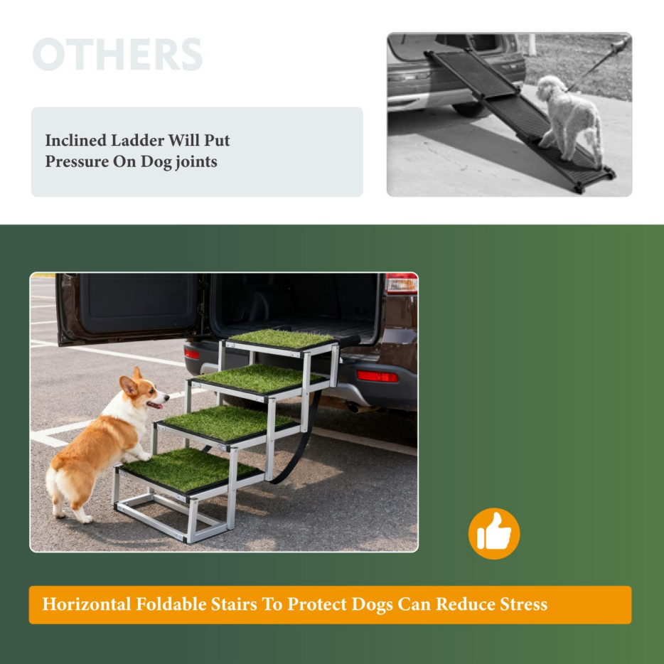 Foldable Dog Ramp for Easy Car Access and Mobility Support – view 9