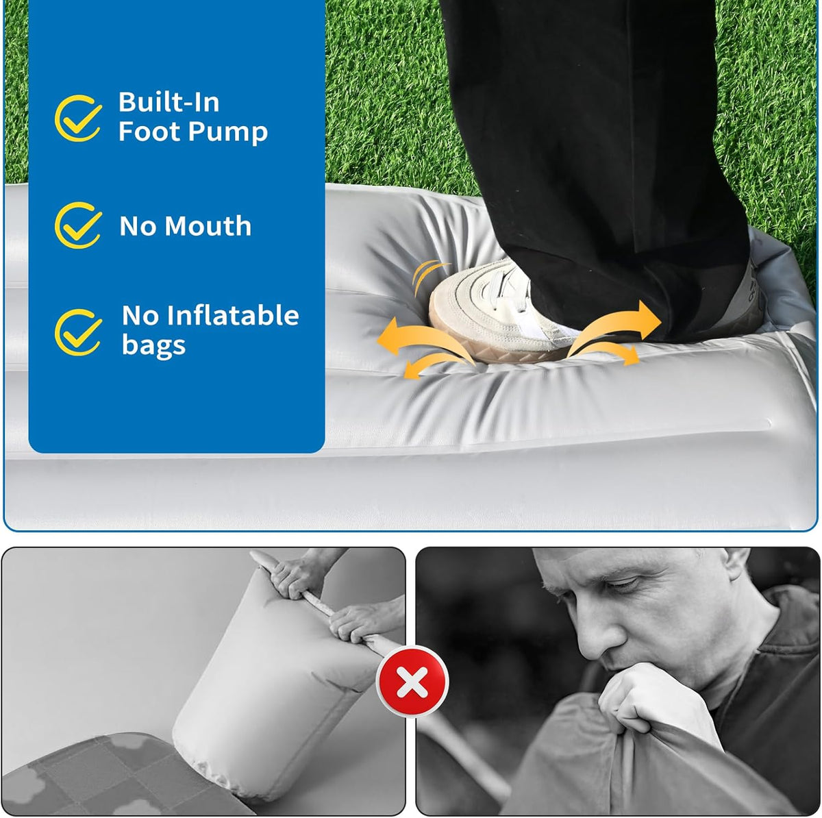 Inflatable Waterproof Dog Bed for Indoor and Outdoor Use – view 10