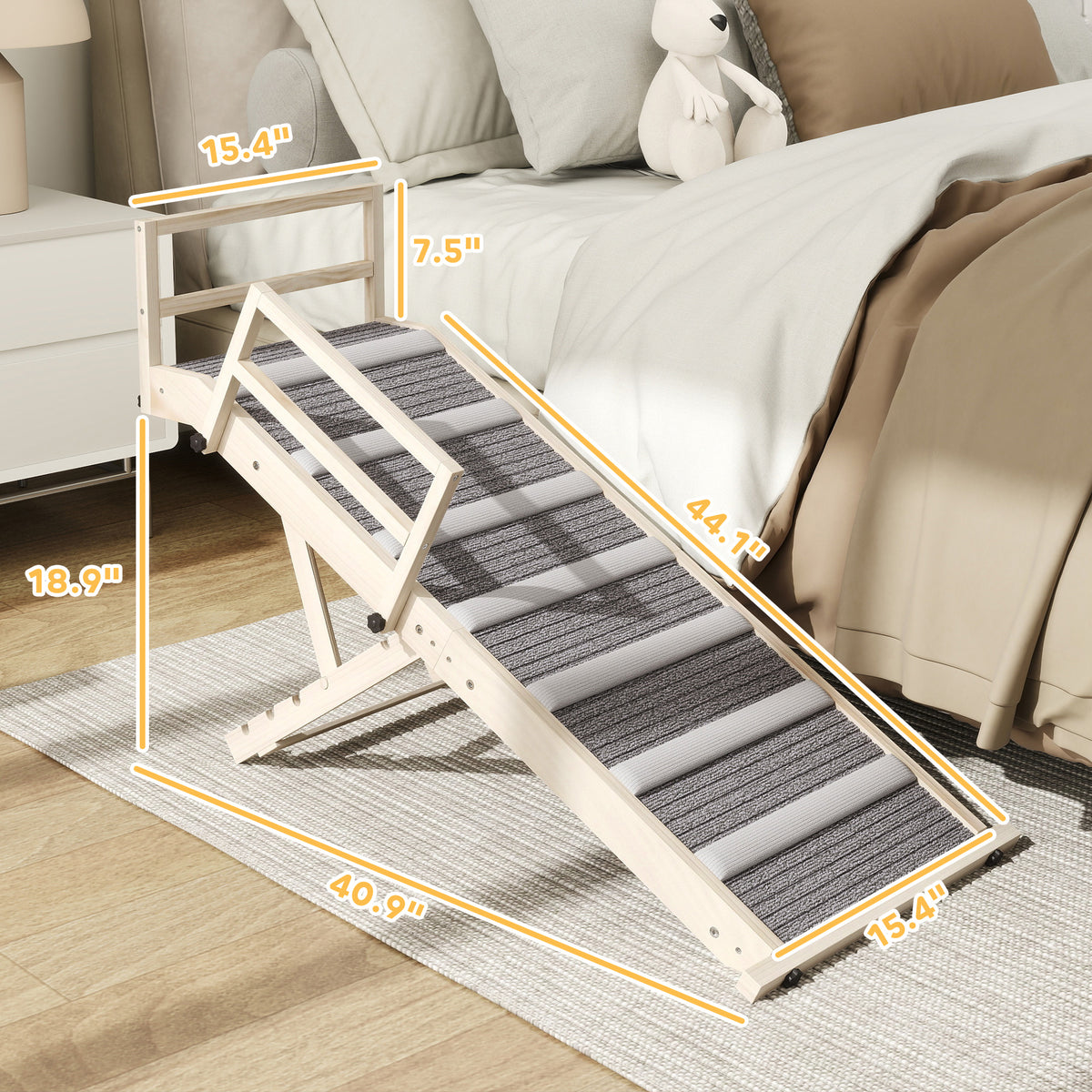 Dog Ramp with Adjustable Height for Easy Access – view 8