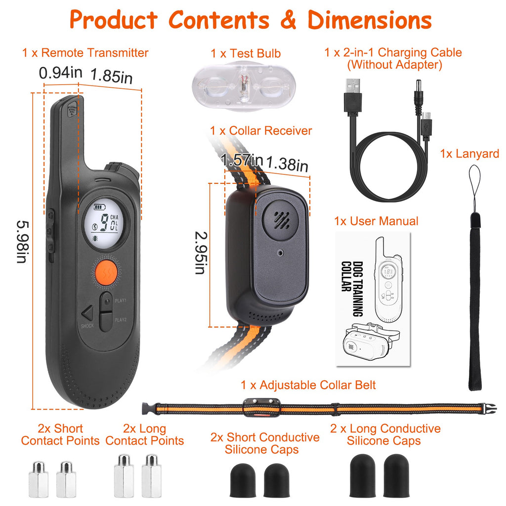 Dog Training Collar with Remote and 3 Training Modes – view 10