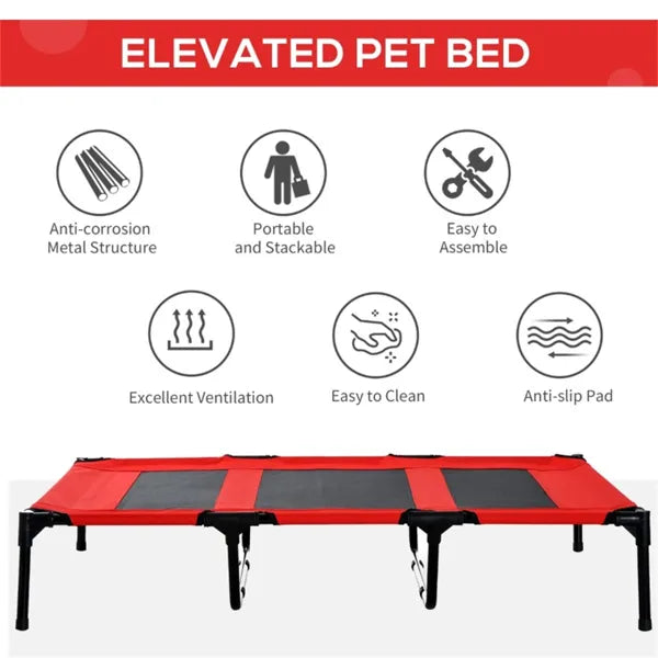 Elevated Pet Bed for Dogs and Cats with Travel Bag – view 8