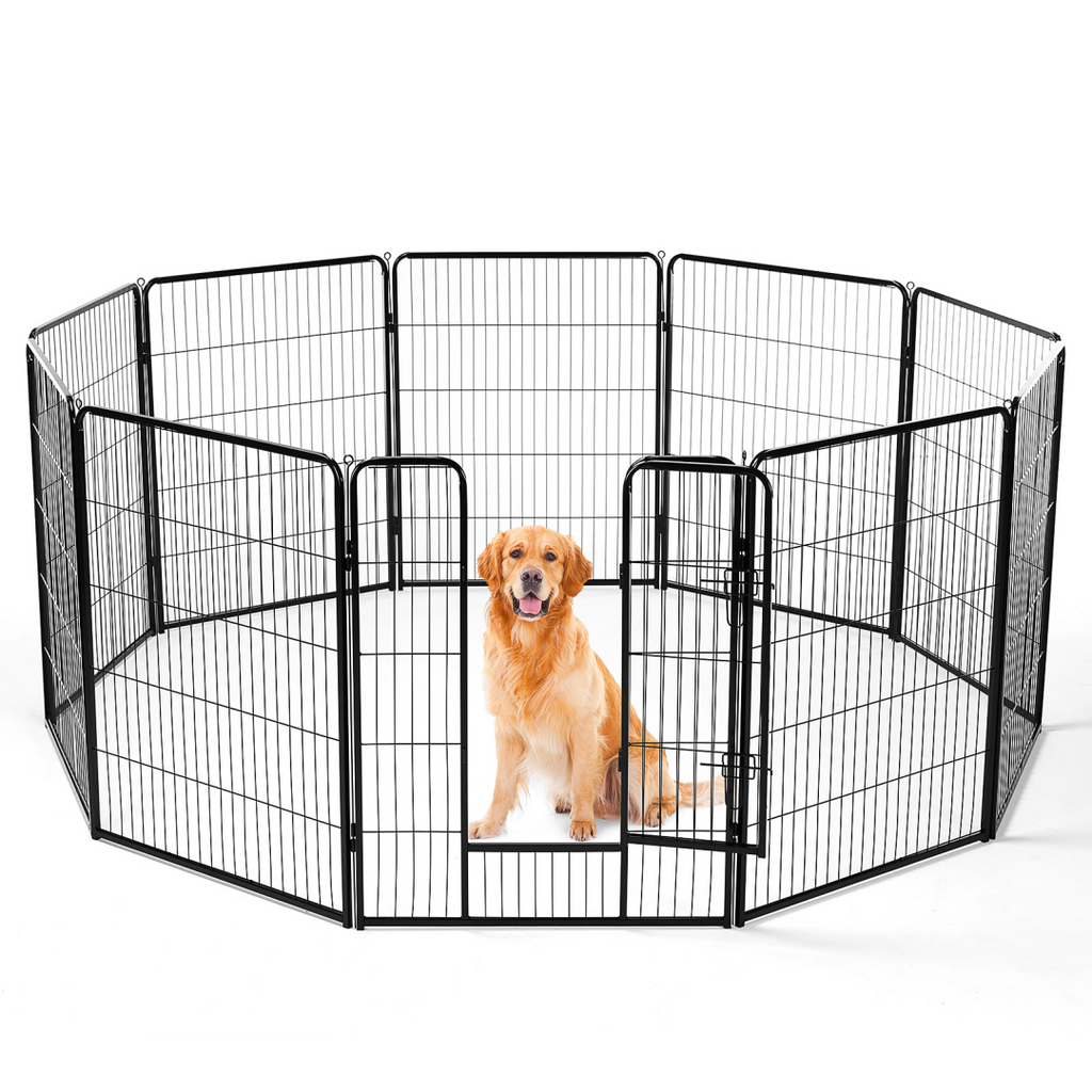 Metal Dog Playpen with Door for Secure Space – view 11