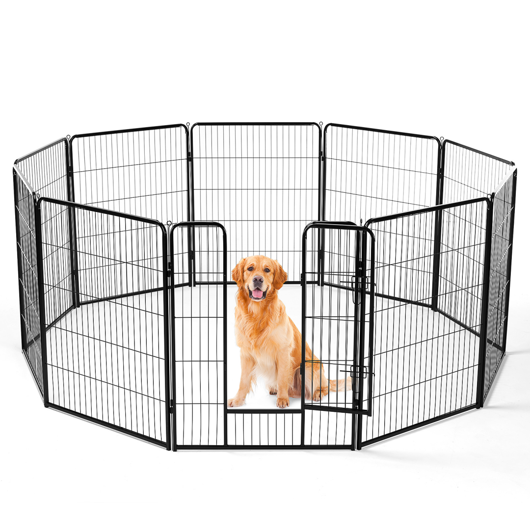 Metal Dog Playpen with Door for Secure Space – view 11