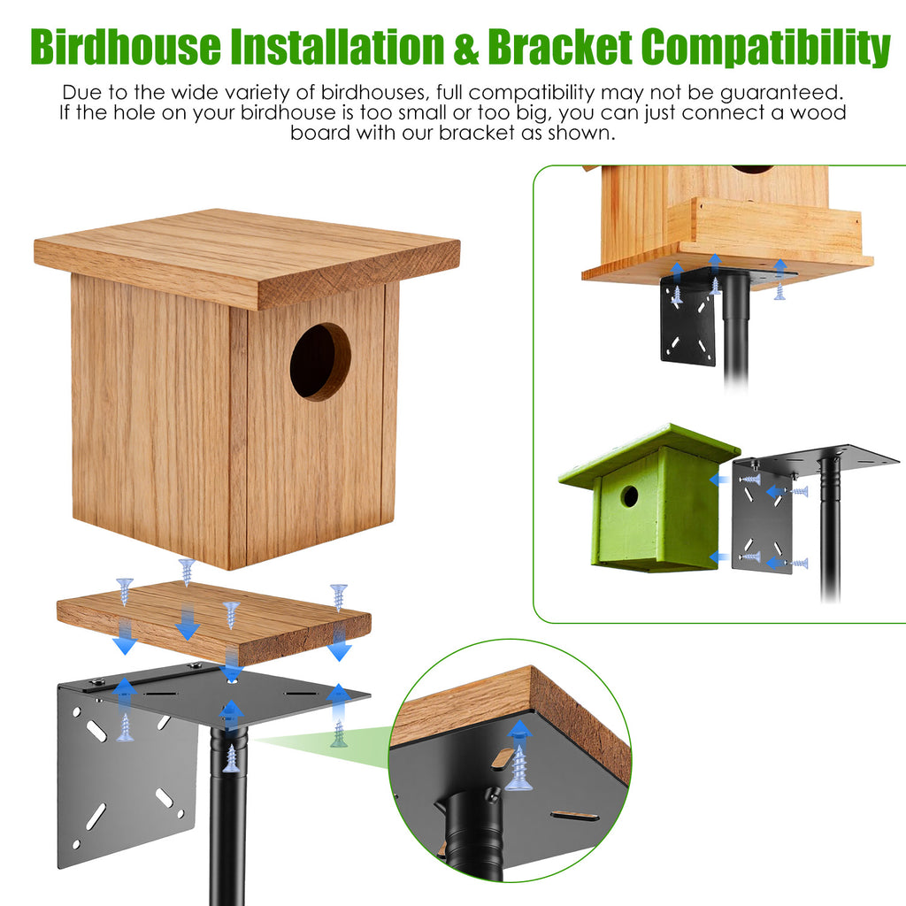 Heavy-Duty Squirrel Proof Bird Feeder Pole – view 11