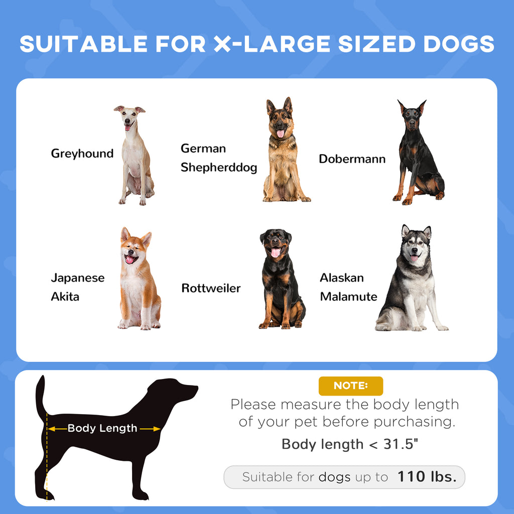 Elevated Portable Dog Cot with Canopy Shade for Comfort – view 8