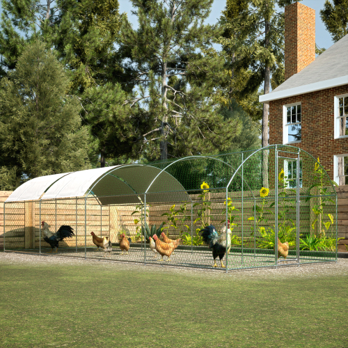 Large Metal Chicken Coop for Poultry Safety and Comfort – view 8