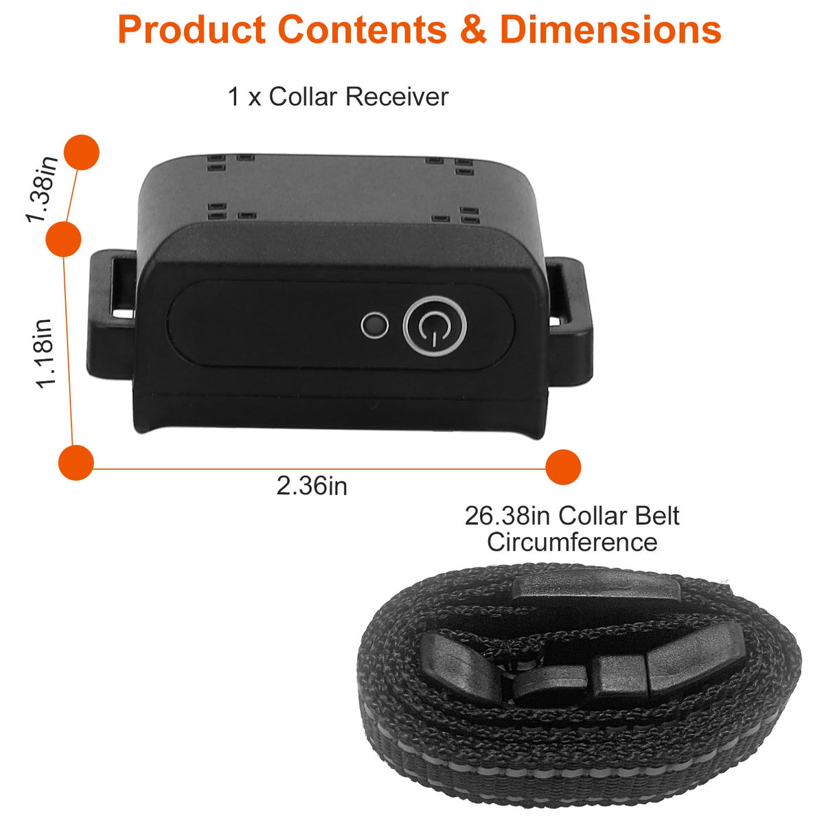 Dog Training Collar with Beep, Vibration, and Shock Modes – view 13