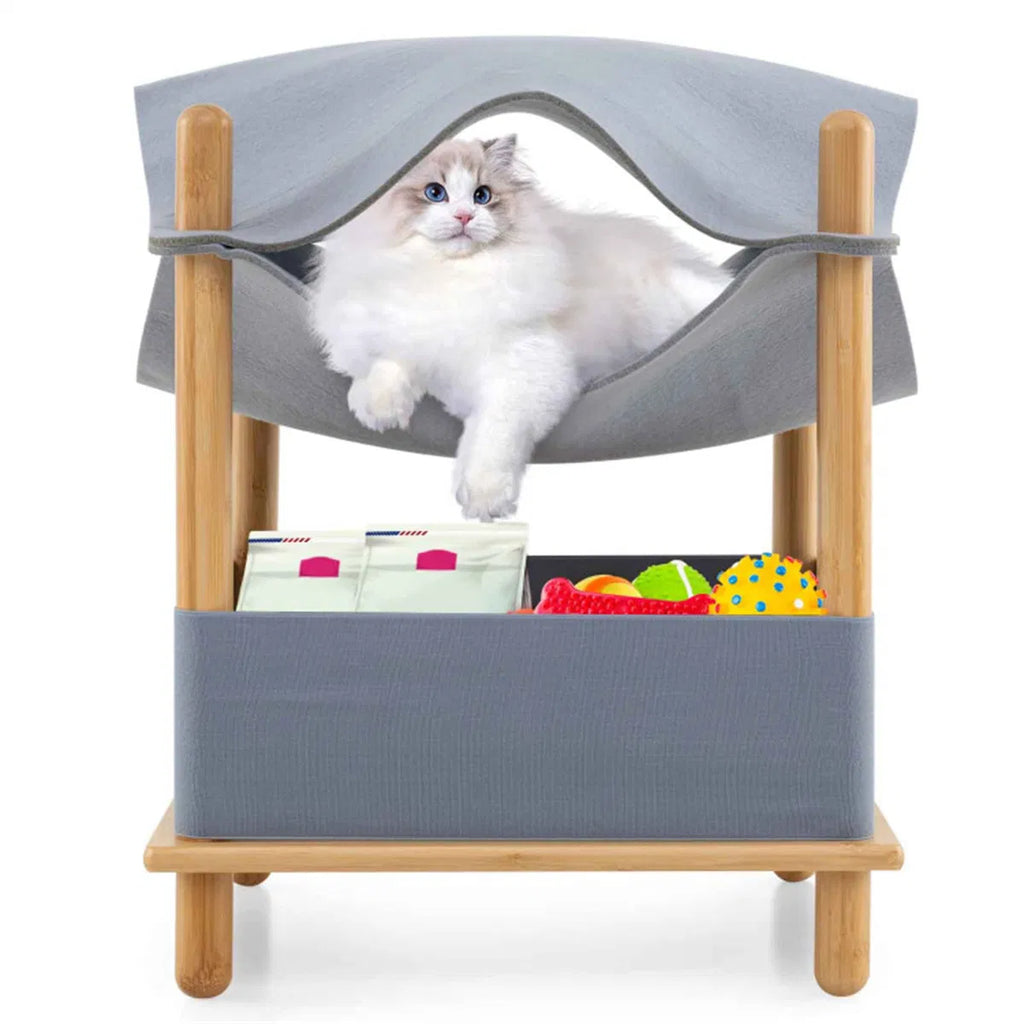 2-Tier Cat Condo with Hammock – view 10
