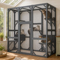 71" Outdoor Cat Enclosure with Waterproof Roof
