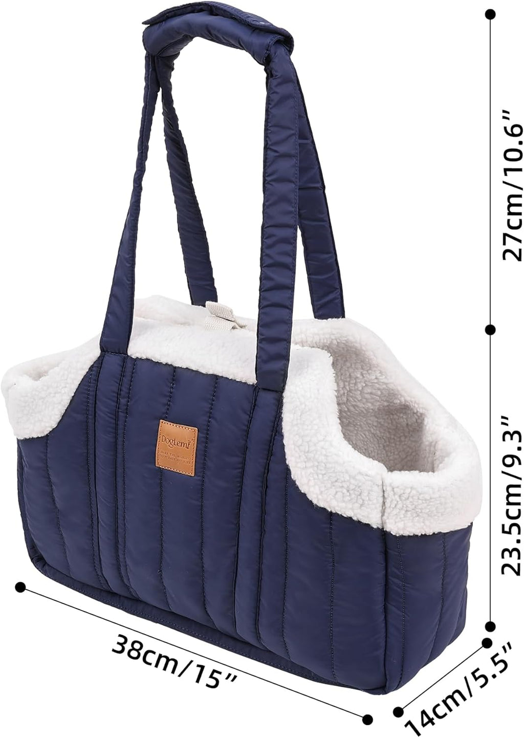 Portable Large Capacity Cat Bag Waterproof Warm Travel Fleece Pet Dog Tote Carrier Purses – view 9