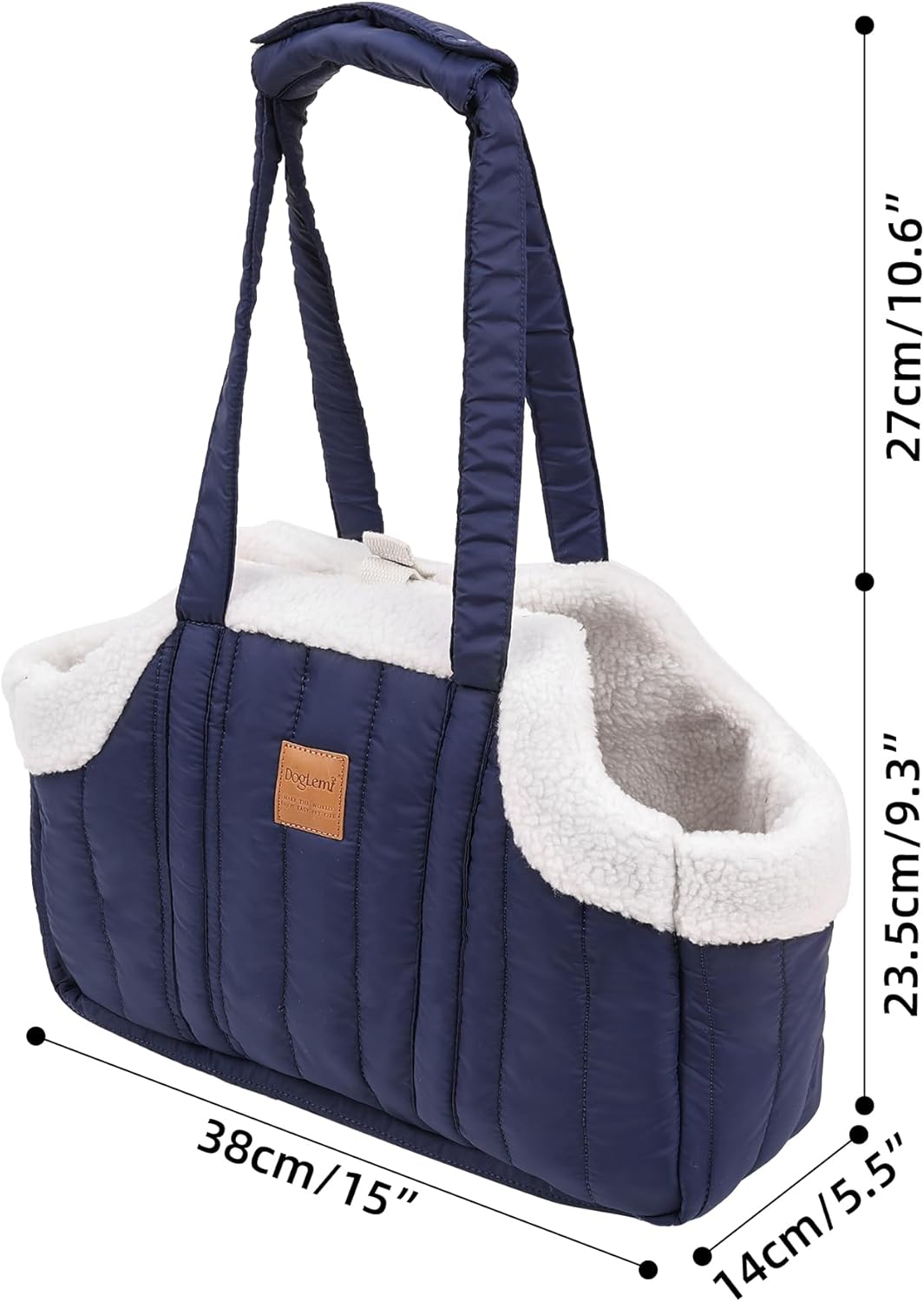 Portable Large Capacity Cat Bag Waterproof Warm Travel Fleece Pet Dog Tote Carrier Purses – view 9