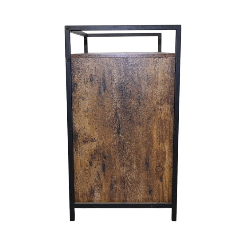 Cat Litter Box Enclosure with Rustic Brown Finish – view 11