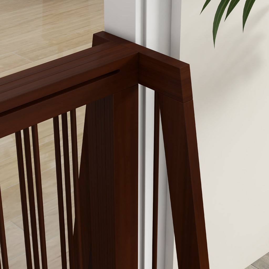 Freestanding Wooden Pet Gate for Indoor Use – view 9