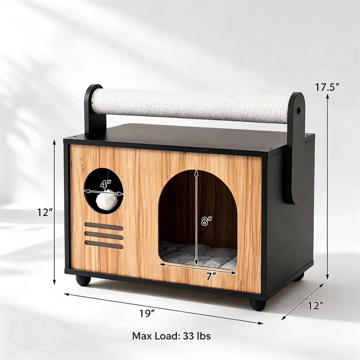 Cat and Dog Kennel Modern 19 Inches X 12 X 17.5 – view 7